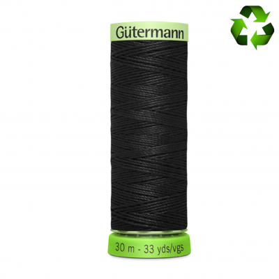 Fil Gütermann recyclé super résistant 30m _ col 000 (noir)